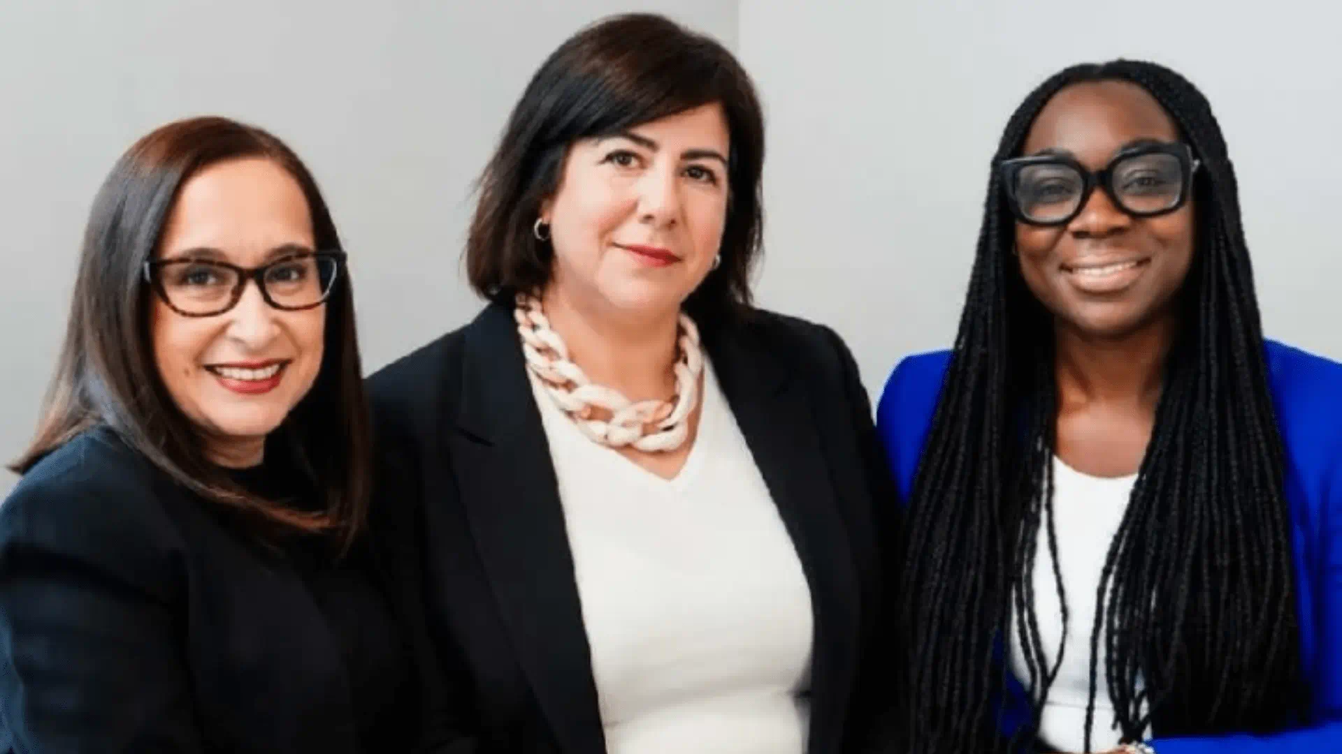 from left to right: Eileen Gittens Vanessa Duarte and Zara Marfo from left to right: Eileen Gittens Vanessa Duarte and Zara Marfo
