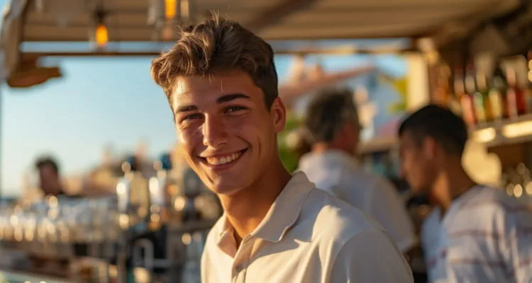 man werkt in de horeca als zzp'er