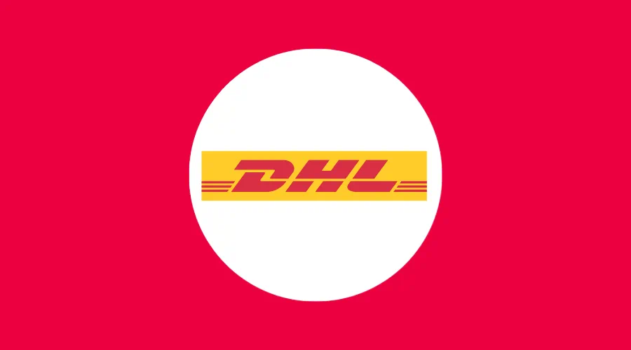 Logo van DHL Logo van DHL