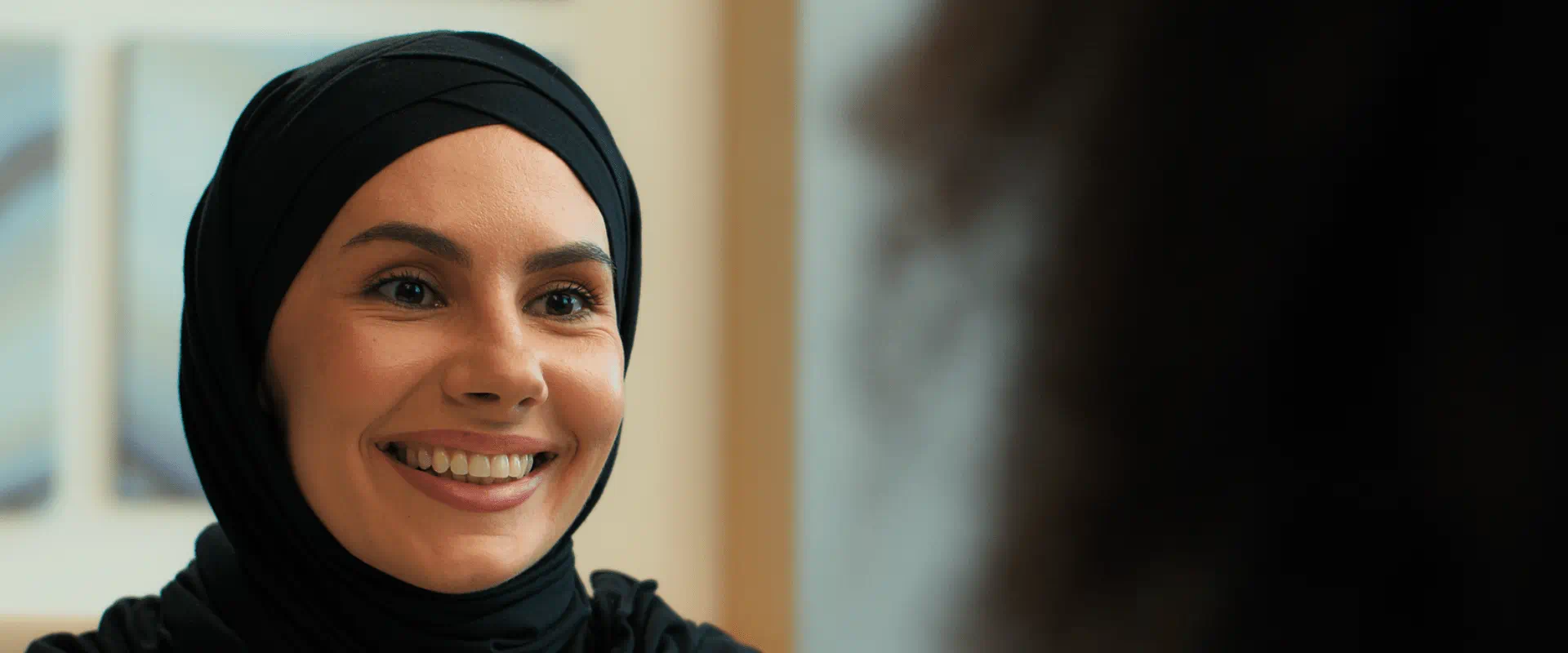 Arabian happy smiling businesswoman Arabian happy smiling businesswoman