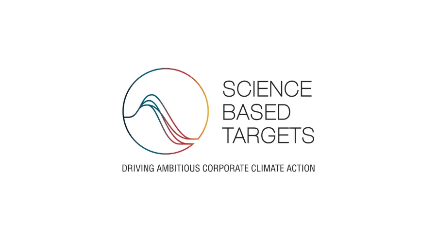 Science-Based Targets initiative (SBTi) logotyp. Science-Based Targets initiative (SBTi) logotyp.