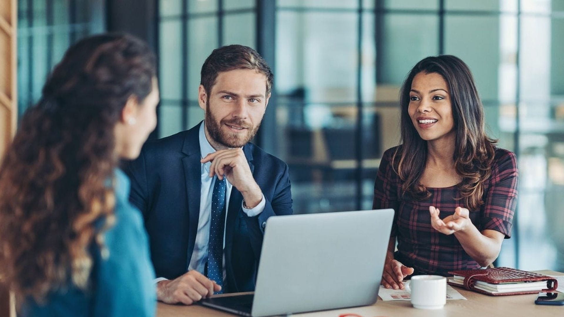 Professionals in a meeting