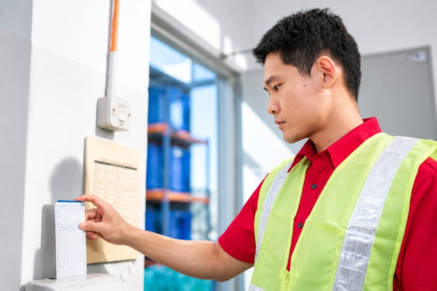 Arbeitszeiterfassung bei Adecco