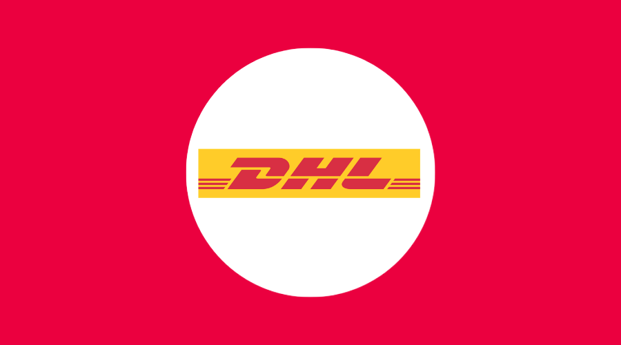 Logo van DHL