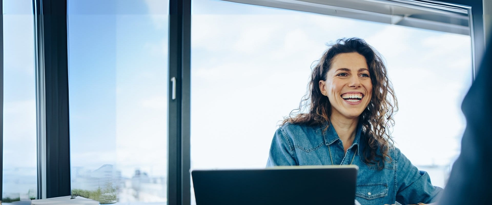 Collega’s aan het lachen